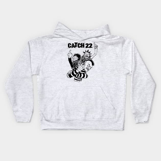 Punk Rock Man Of Catch 22 Kids Hoodie by samsa